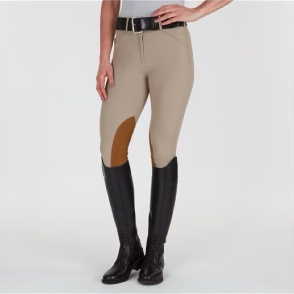 The Tailored Sportsman English Riding Breeches Pants Side Zip, Size 28